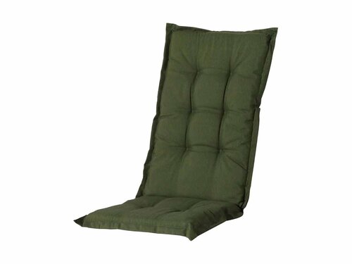 BEST Sitzauflage f�r Stuhl mit hoher R�ckenlehne, Farbe Dunkelgr�n, BTH 1200 x 500 x 70 mm