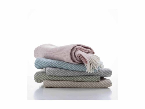 BEST Cuddly Outdoor-Decke, Farbe Blau, BTH 1700 x 1300 x 3 mm