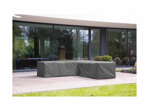 BEST Schutzh�lle f�r Lounge-Sets in L-Form, Hellgrau, BTH 3000 x 3000 x 700 mm