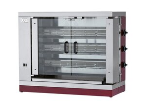 GGF Gas-H�hnchengrill, 3 Spie�e, 17 kW, Innenbeleuchtung,...