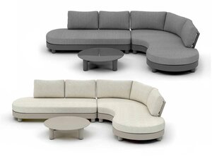 BEST Salerno Lounge-Sitzgruppe, 3-teilig, Outdoor Sofa...