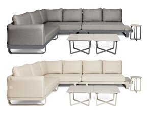 BEST Fellow Loungesofa mit 3 Beistelltischen, Quick Dry...