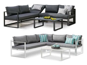 BEST Rhodos Sitzgarnitur, Lounge-Set, aus Aluminium,...