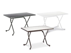 BEST Madrid Scheren-Klapptisch, rechteckig, Stahl, BTH...