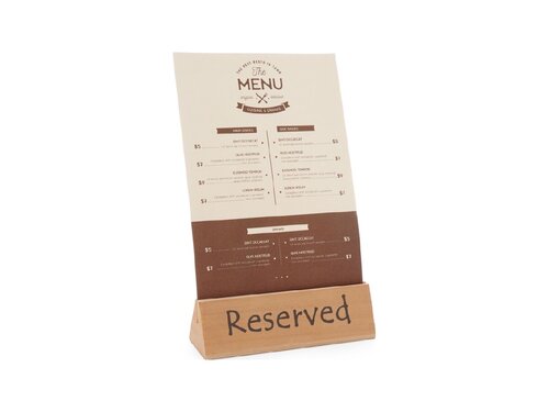 Hendi Tischschild Reserviert, BTH 46 x 152 x 42 mm