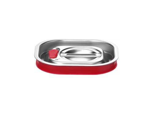 Hendi Gastronorm-Deckel mit Silikonrand, BTH 156 x 142 x 18 mm