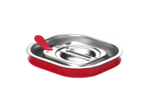 Hendi Gastronorm-Deckel mit Silikonrand, BTH 156 x 142 x 18 mm