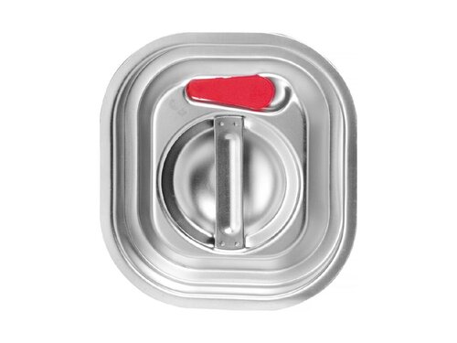 Hendi Gastronorm-Deckel mit Silikonrand, BTH 156 x 142 x 18 mm