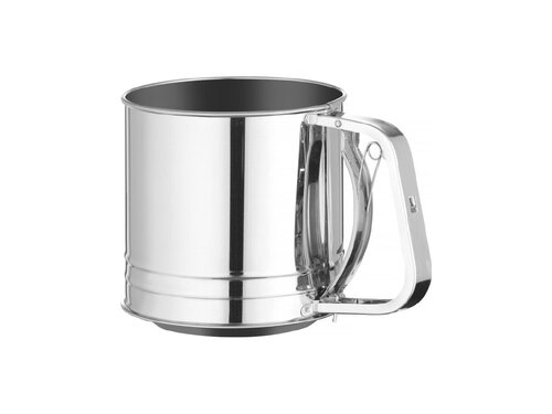 Hendi Mehlsieb aus Edelstahl, Kapazit�t 550 g, � 125 mm, H�he 127 mm