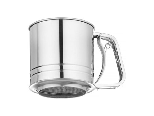 Hendi Mehlsieb aus Edelstahl, Kapazit�t 550 g, � 125 mm, H�he 127 mm