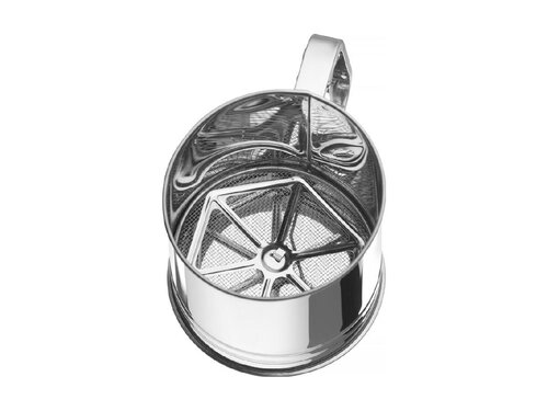 Hendi Mehlsieb aus Edelstahl, Kapazit�t 550 g, � 125 mm, H�he 127 mm