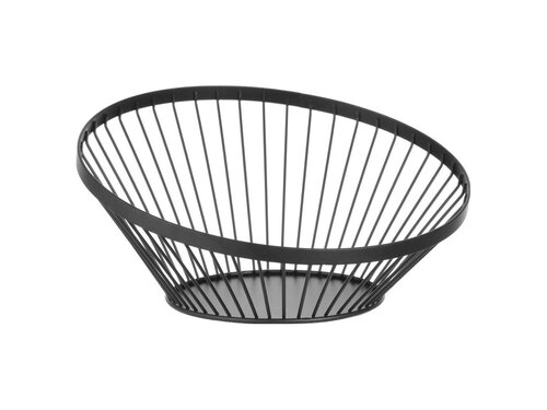 Hendi Obstkorb, abgerundet schwarz, BTH 272 x 272 x 129 mm