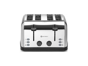 Hendi Toaster, 4 Schlitze, 2 Heizzonen, 7...