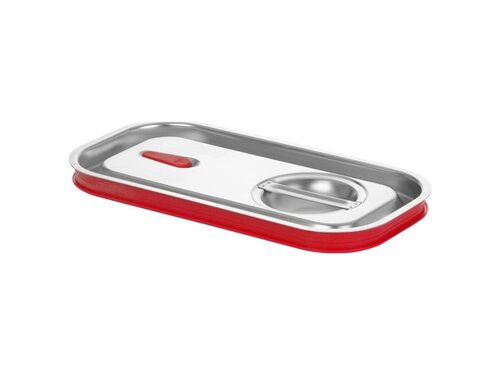 Hendi Gastronorm-Deckel mit Silikonrand, BTH 304 x 155 x 26 mm