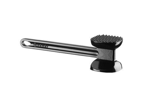 Hendi Fleischklopfer XL, Schwarz, Doppelseitig zum Gltten und Zartmachen, Lnge 300 mm