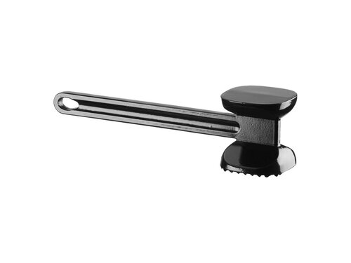 Hendi Fleischklopfer XL, Schwarz, Doppelseitig zum Gltten und Zartmachen, Lnge 300 mm