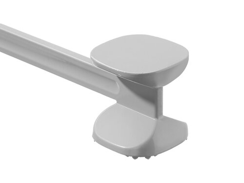 Hendi Fleischklopfer XL, Hellgrau, Doppelseitig zum Gltten und Zartmachen, Lnge 300 mm