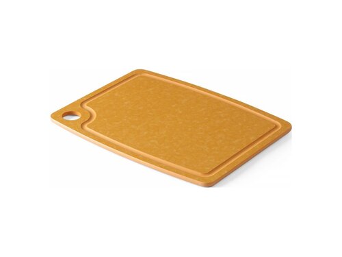 Hendi Holzfaser-Schneidbrett mit Rille, Braun, BTH 440 x 325 x 6 mm