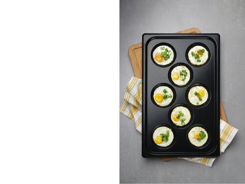 Hendi Blech fr Eier, mit Antihaftbeschichtung CONVECTOMAT EGGPLATE, BTH 325 x 530 x 24 mm