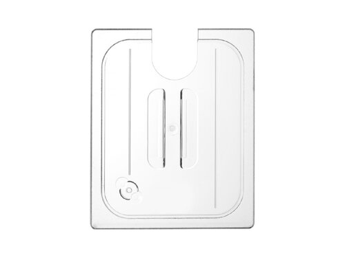 Hendi Gastronorm-Deckel mit Sous-Vide-Stick-Aussparung, BTH 325 x 265 x 22 mm