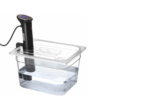 Hendi Gastronorm-Deckel mit Sous-Vide-Stick-Aussparung, BTH 325 x 265 x 22 mm