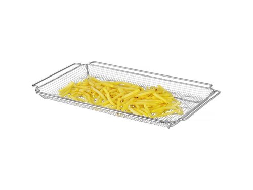 Hendi Pommes frites Ofenkorb, gewellt Convectomat Fry, GN 1/1, Edelstahl