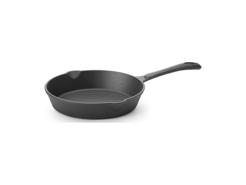 Hendi Gusseisenpfanne mit 2 Ausg�ssen, Griffl�nge 150 mm, � 200 mm, H�he 40 mm