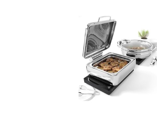 Hendi Warmhalteplatte Induktion Kitchen Line, BTH 362 x 459 x 61 mm