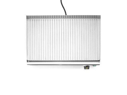 Hendi Grillplatte gerillt, BTH 444 x 526 x 232 mm