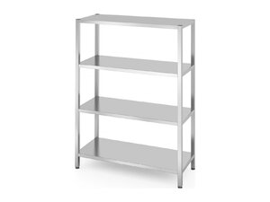 Hendi Lagerregal mit 4 Regalen &ndash; verschraubt, BTH...