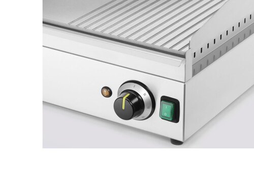 Hendi Grillplatte 1/3 gerillt, BTH 510 x 698 x 232 mm