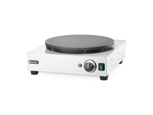 Hendi Crepesplatte, fr 1 Crpe  400, Platte aus Gusseisen mit Keramikbeschichtung