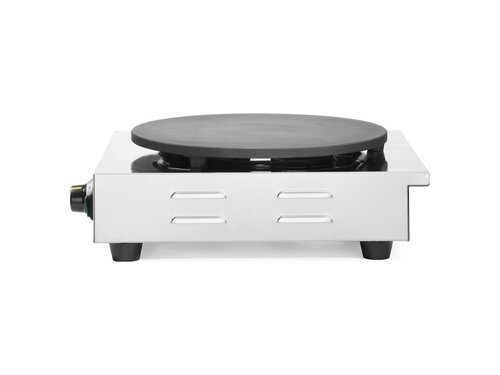 Hendi Crepesplatte, fr 1 Crpe  400, Platte aus Gusseisen mit Keramikbeschichtung