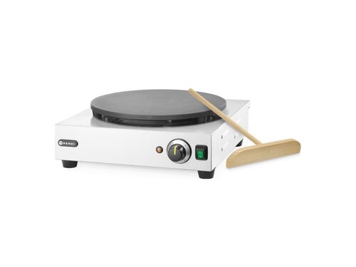 Hendi Crepesplatte, fr 1 Crpe  400, Platte aus Gusseisen mit Keramikbeschichtung