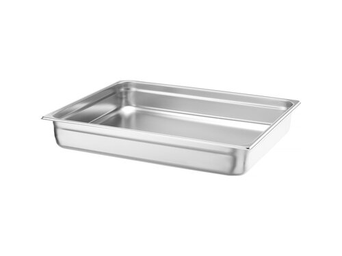 Hendi Profi Line Edelstahl Gastronorm-Behlter GN 2/1, Tiefe 100 mm