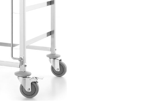 Hendi Transportwagen f�r Sp�lmaschinenk�rbe - 7 K�rbe � 500x500 mm, BTH 749 x 749 x 1688 mm