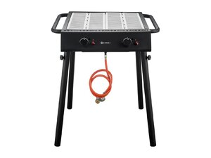 Hendi Gasgrill Xantos Black, Edelstahl, 9,5 kW, BTH 770 x...