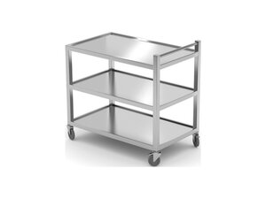 Hendi Servierwagen 3-fach – verschwei�t, BTH 885 x 725 x 850 mm