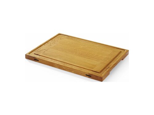 Hendi Servierbrett aus Eichenholz, Pfostenbauweise, BTH...