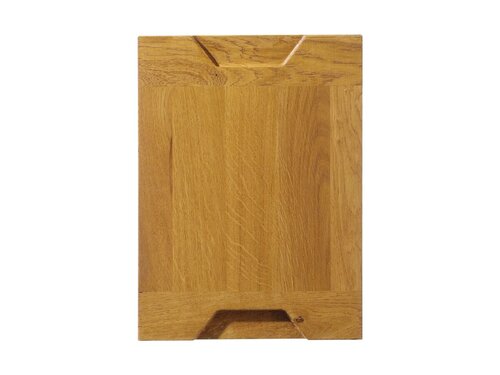 Hendi Servierbrett aus Eichenholz, Pfostenbauweise, BTH 370 x 270 x 20 mm
