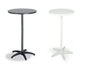 BEST Duo Stehtisch, rund verstellbar, 700 mm, Hhe...