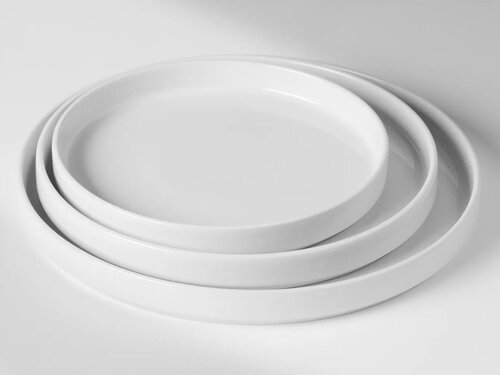 Hendi Teller Oslo, Porzellan, stapelbar, � 240 mm, H�he 26 mm