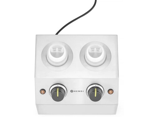 Hendi Saucenwrmer doppelt, Inhalt 1,3 Liter, temperaturverstellbar, BTH 270 x 223 x 282 mm