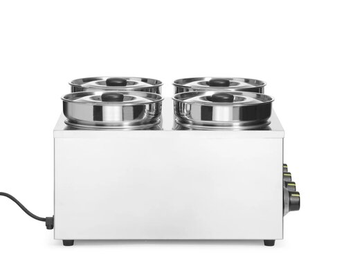 Hendi Thermosystem mit 4 Tpfe  4 Liter, BTH 506 x 509 x 298 mm