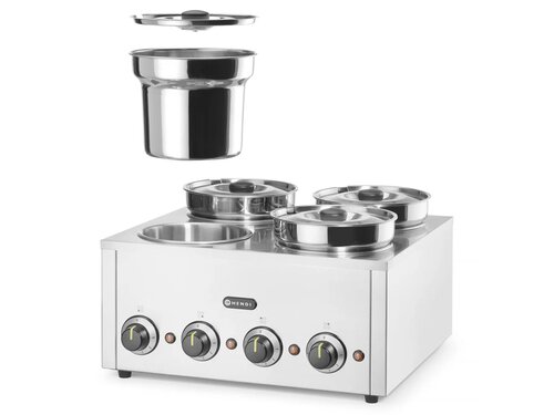 Hendi Thermosystem mit 4 Tpfe  4 Liter, BTH 506 x 509 x 298 mm