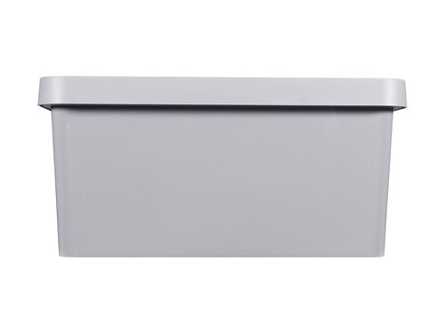 Curver 3-er Set INFINITY Box mit Deckel 45L hellgrau, Multifunktional, Modular, Leicht und strapazierf�hig, BTH 565 x 390 x 270 mm