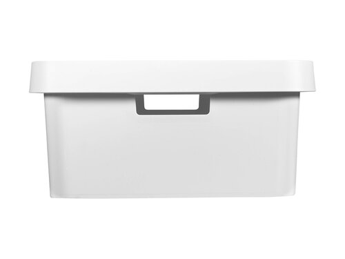 Curver 3-er Set INFINITY Box mit Deckel 30L wei�, Multifunktional, Modular, Leicht und strapazierf�hig, BTH 565 x 390 x 180 mm