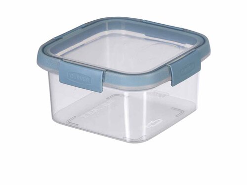 Curver SMART FRESH ECO 4er-Set 0,9L/1L/1,1L/1,2L, transparent / pastellblau, Sp�lmaschinenfest, BTH 160 x 200 x 90 mm