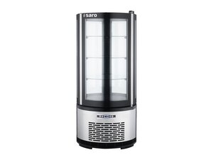 Saro Kuchenvitrine MATILDE, schwarz, 3 Glasb�den,...