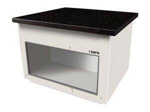 Saro Neutrales Element, MDF foliert, Granitplatte, wei�,...